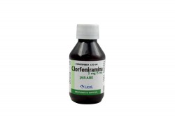 Clorfeniramina 2 Mg / 5 mL Jarabe Caja Con Frasco De 120 mL Rx