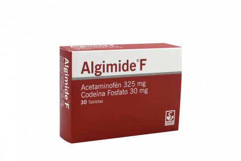 Algimide F 325 / 30 mg Caja Con 30 Tabletas Rx4
