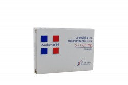 Amlosyn H 5 / 12.5 mg Caja Con 10 Cápsulas Rx4