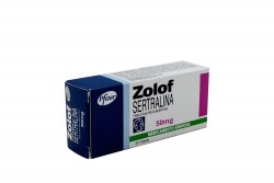 Zolof 50 mg Caja Con 30 Tabletas  Rx