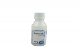 Ampicilina Polvo Para Suspensión 250 mg / 5 mL Frasco Con 60 mL Rx2.-
