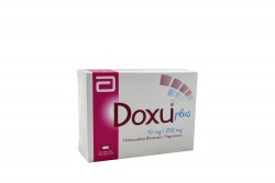 Doxu Plus 10 /  250 mg Caja Con 20 Tabletas Recubiertas Rx