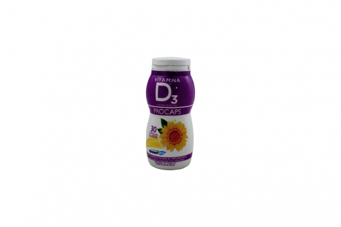 Vitamina D3 Procaps Extracto de Uvas Frasco Con 30 Cápsulas