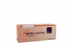 Brilinta 60 mg Caja Con 30 Tabletas Recubiertas Rx Rx1