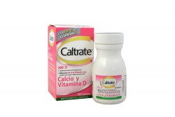 Caltrate 600 + D Caja Con Frasco Con 30 Tabletas - Vitamina D