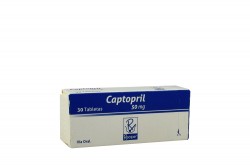 Captopril Recipe 50 mg Caja Con 30 Tabletas Rx Rx4