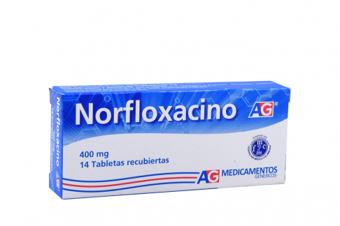 NORfloxacino 400 mg Caja Con 14 Tabletas Rx Rx2
