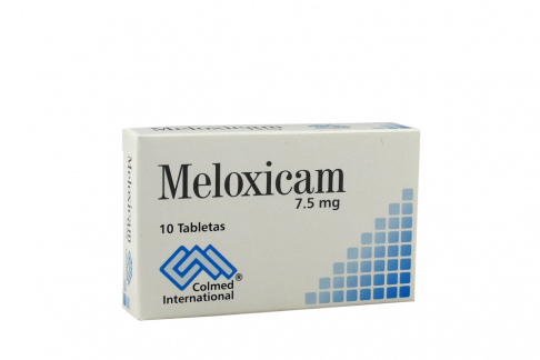 Meloxicam 7,5 mg Caja Con 10 Tabletas Rx