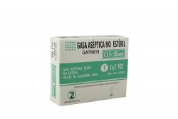 Gasa Aséptica Alfa Safe No Estéril 1 x 1 Yardas Caja Con 1 Unidad