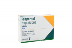 Risperdal 3 mg Caja De 20 Tabletas Rx1 Rx4