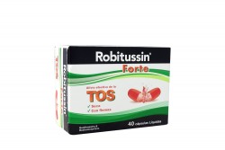 Robitussin Forte Caja Con 40 Cápsulas Líquidas