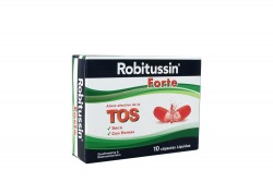 Robitussin Forte Caja Con 10 Cápsulas Líquidas