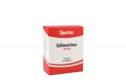 Silimarina 150 mg Genfar Caja Con 20 Cápsulas Rx