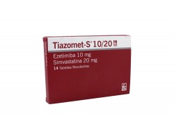 Tiazomet-S 10 / 20 mg Caja Con 14 Tabletas Recubiertas Rx4