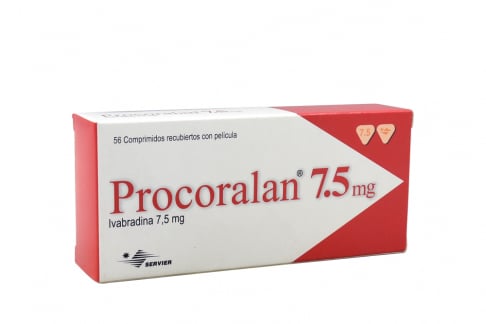 Procoralan 7.5 mg Caja Con 56 Comprimidos Recubiertos Con Película Rx4