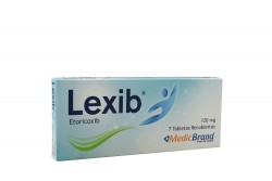 Lexib 120 mg Caja Con 7 Tabletas Recubiertas Rx