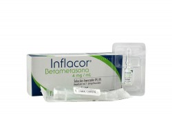 Inflacor 4 mg / mL Solución Inyectable Caja Con 1 Ampolla Rx