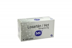 Losartán / Hidroclorotiazida 100 / 12.5 mg Mk Caja Con 30 Tabletas Rx Rx4