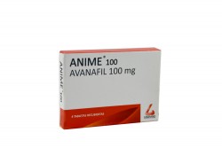 Anime 100 mg Caja Con 4 Tabletas Rx