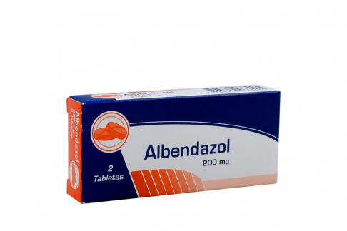 Albendazol 200 mg Orales Caja Con 2 Tabletas Rx