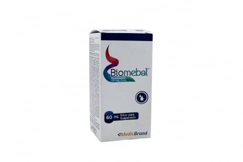 Biomebal 100 mg / 5 mL Polvo Para Suspensión Caja Con Frasco Con 60 mL Rx