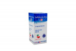 Sulfato De Zinc AG 2 mg / mL Caja Con Frasco Con 80 mL – Sabor Cereza