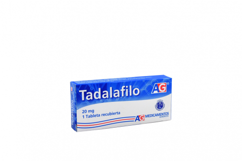 Tadalafilo 20 mg Caja Con 1 Tableta Recubierta . Rx Rx4