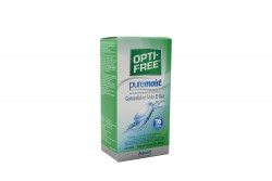 Opti-Free Pure Moist Solución Desinfectante Multiproposito Caja Con Frasco Con 120 mL