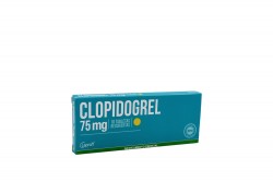 Clopidogrel 75 mg Caja Con 10 Tabletas Recubiertas Rx Rx4