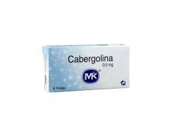 Cabergolina 0.5 mg Caja Con 4 Tabletas Rx