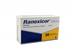 Ranexicor 1000 mg Caja Con 30 Comprimidos De Liberación Prolongada Rx Rx4