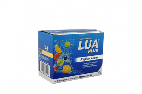 Sal De Frutas Lua Plus Caja Con 8 Sobres Con 6 G C/U