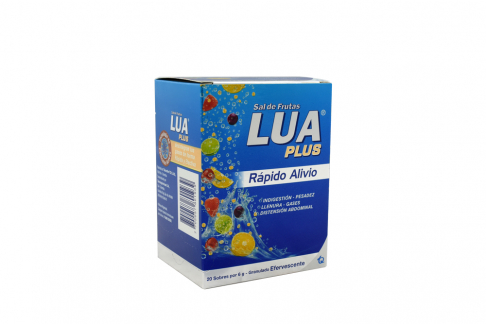 Sal de Frutas Lua Plus Caja Con 20 Sobres Con 6 g C/U
