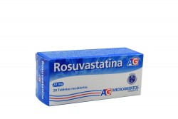 Rosuvastatina American Generics 20 mg Caja Con 28 Tabletas Rx4
