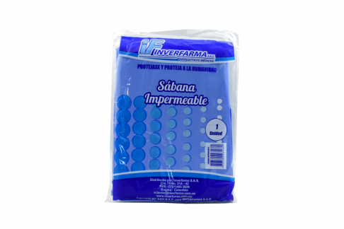 Sabana Impermeable Inverfarma Empaque Con 1 Unidad