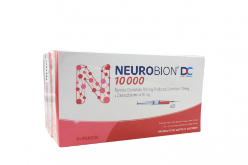 Neurobion Dc Jeringa Prellenada Caja Con 3 Unidades