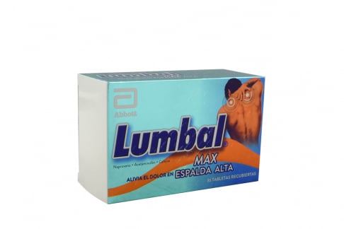 Lumbal Max 220 + 250 + 65 Mg Caja Con 36 Tabletas