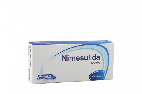Nimesulida 100 mg Caja Con 10 Tabletas Rx. COL