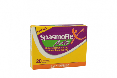 Spasmoflex Forte 500 / 400 Mg Caja Con 20 Tabletas Recubiertas
