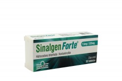 Sinalgen Forte 7.5 / 325 mg Caja Con 30 Tabletas Rx