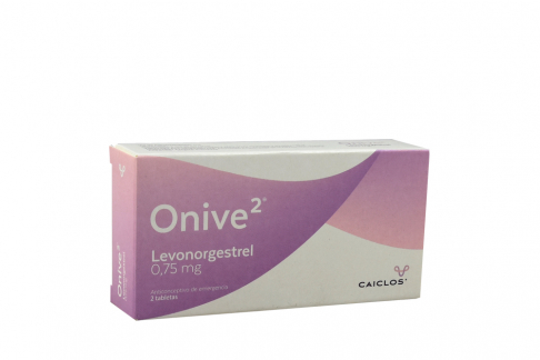 Onive 2 0.75 mg Caja Con 2 Tabletas Rx Rx1
