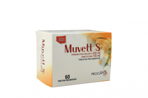 Muvett S 200 / 120 Mg Caja Con 60 Tabletas Recubiertas