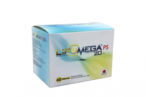 Lipomega 20 / 840 mg Caja Con 60 Cápsulas Rx Rx4