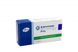Lipitor Atorvastatina 20 mg Caja Con 14 Tabletas Rx Rx4