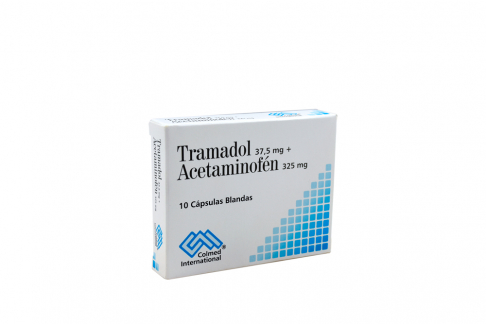 Tramadol / Acetaminofén 37,5 / 325 mg Caja Con 10 Cápsulas Rx