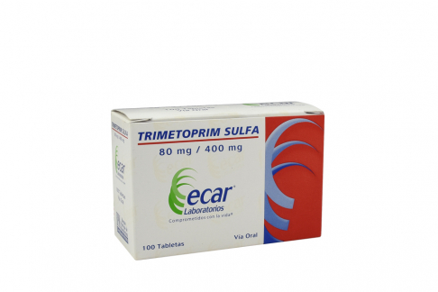 Trimetoprim / Sulfametoxazol 80+400 mg Caja Con 100 Tabletas Rx Rx2