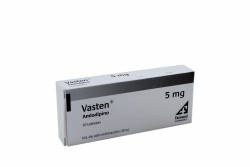 Vasten 5 mg Caja Con 10 Tabletas Rx Rx4