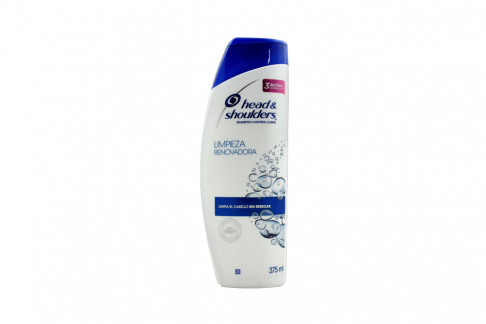 Shampoo Head & Shoulders Limpieza Renovadora Frasco Con 375 mL
