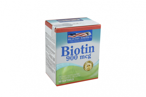 Biotin 900 Mcg Frasco Con 90 Cápsulas