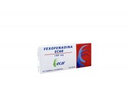 Fexofenadina 180 Mg Caja Con 10 Tabletas Rx